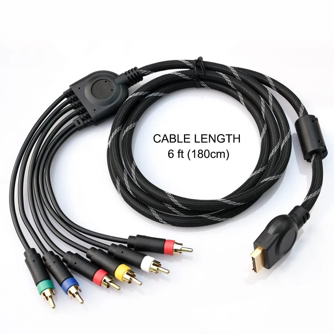 Hd Retrovision 2/3 Ps2/ps3 Premium Ypbpr Component Video Cable