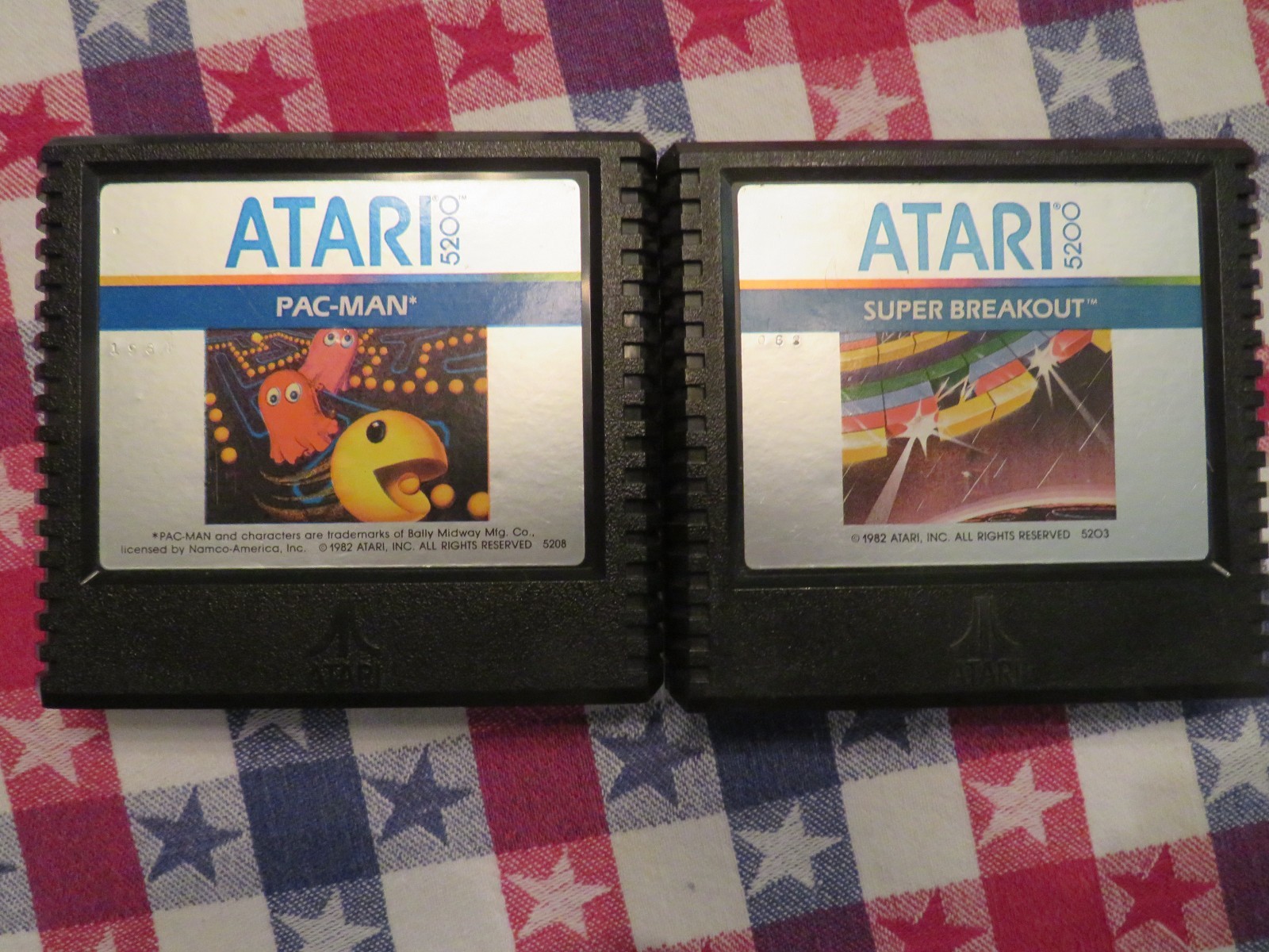 Atari 5200 Console Bundle Cables Controller 2 Games in Original Box – Untested
