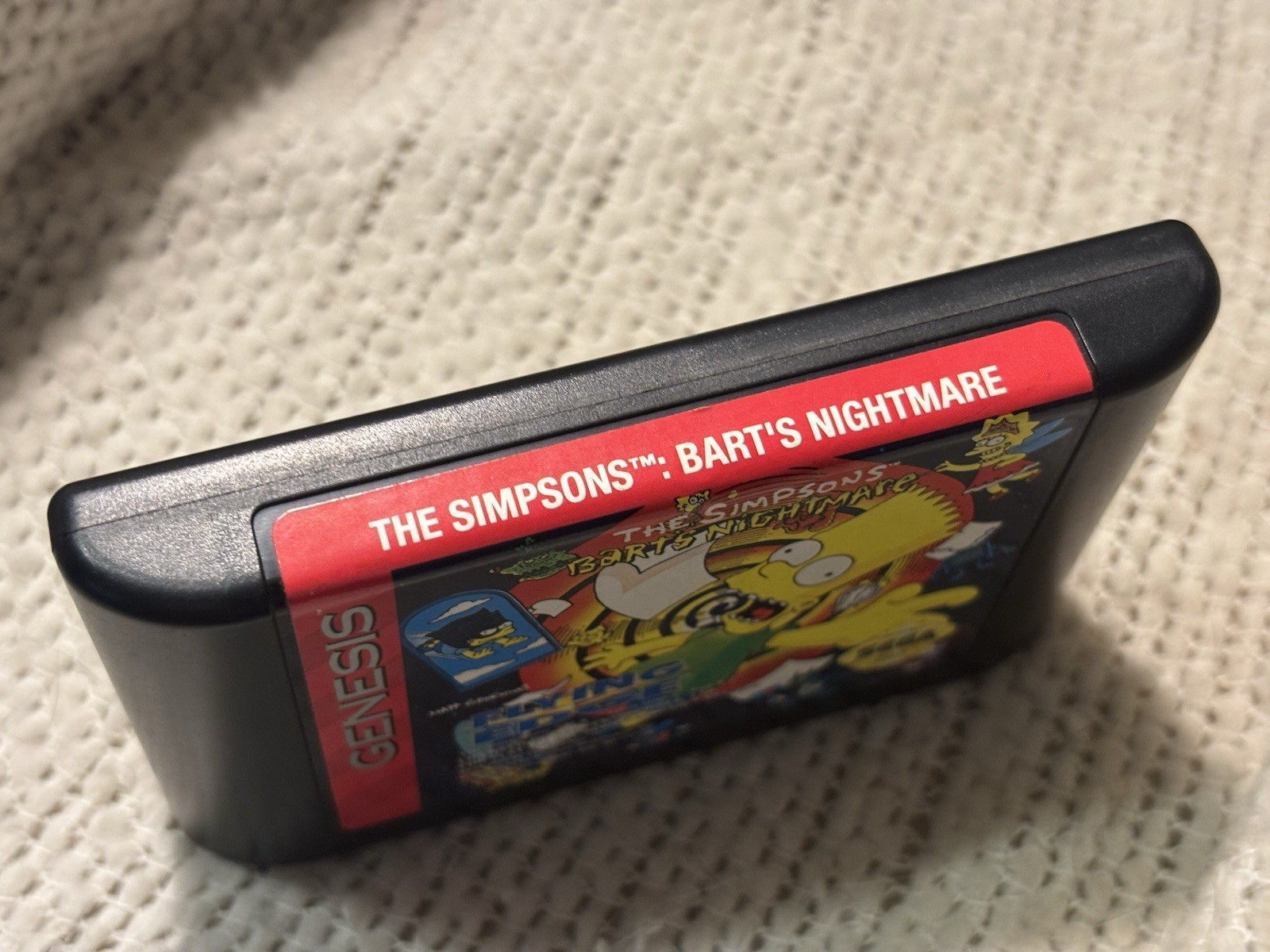 The Simpsons: Bart’s Nightmare (Sega Genesis, 1993) Game, Case, Manual