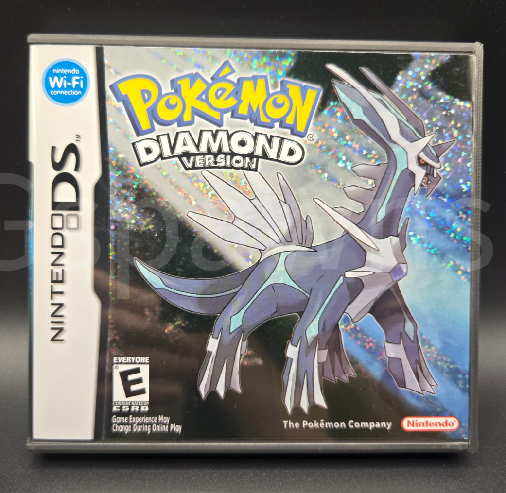 Pokémon Diamond Version Replacement Case and Manual Only (No Game) Nintendo DS