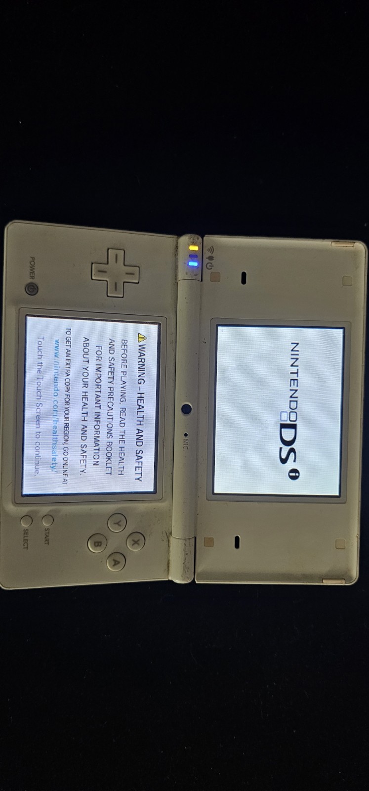 Nintendo DS Lite White Handheld Console USG-001 Wi-Fi Headphone Jack