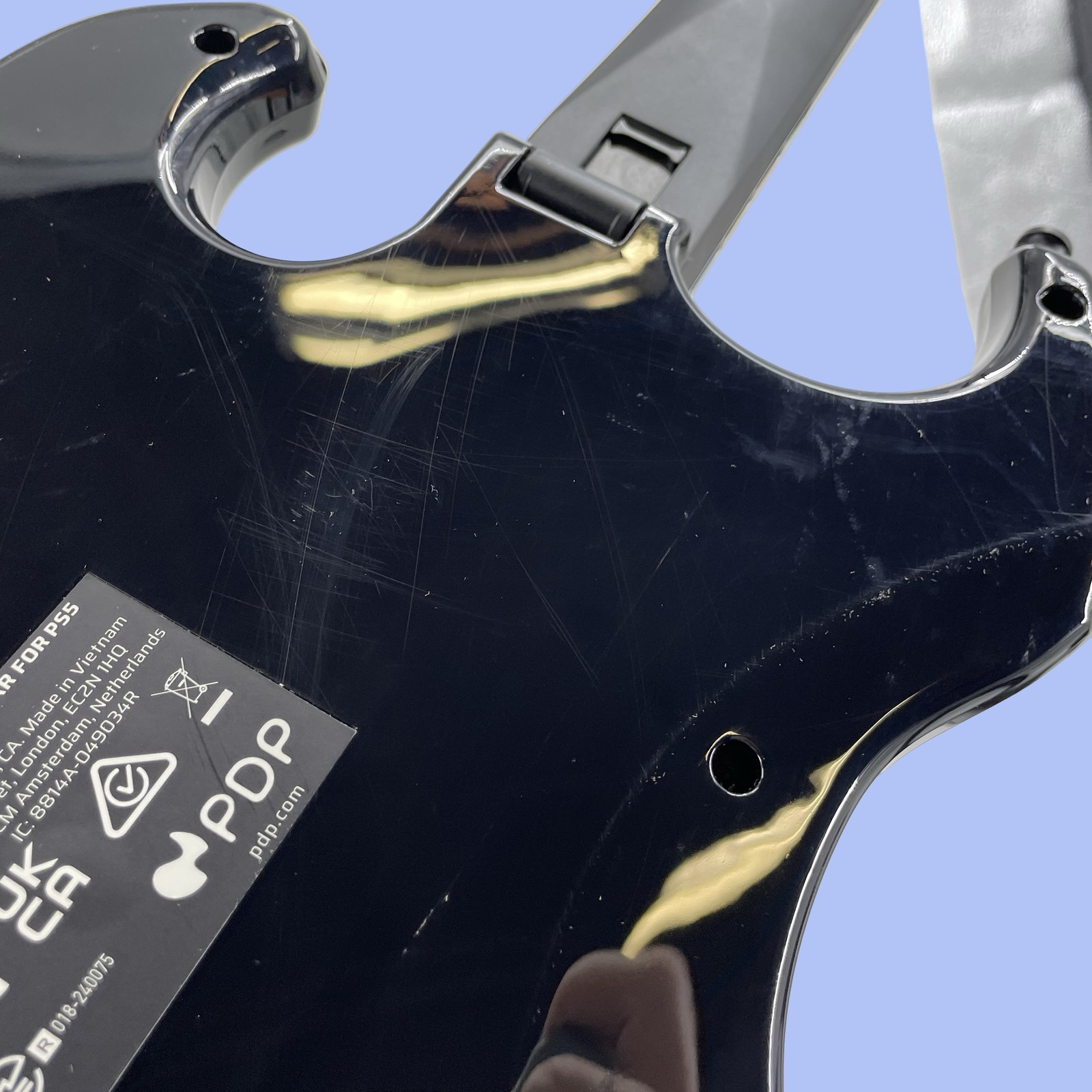 PDP RIFFMASTER Wireless Guitar Controller for PS5 PS4 Black #PF2599