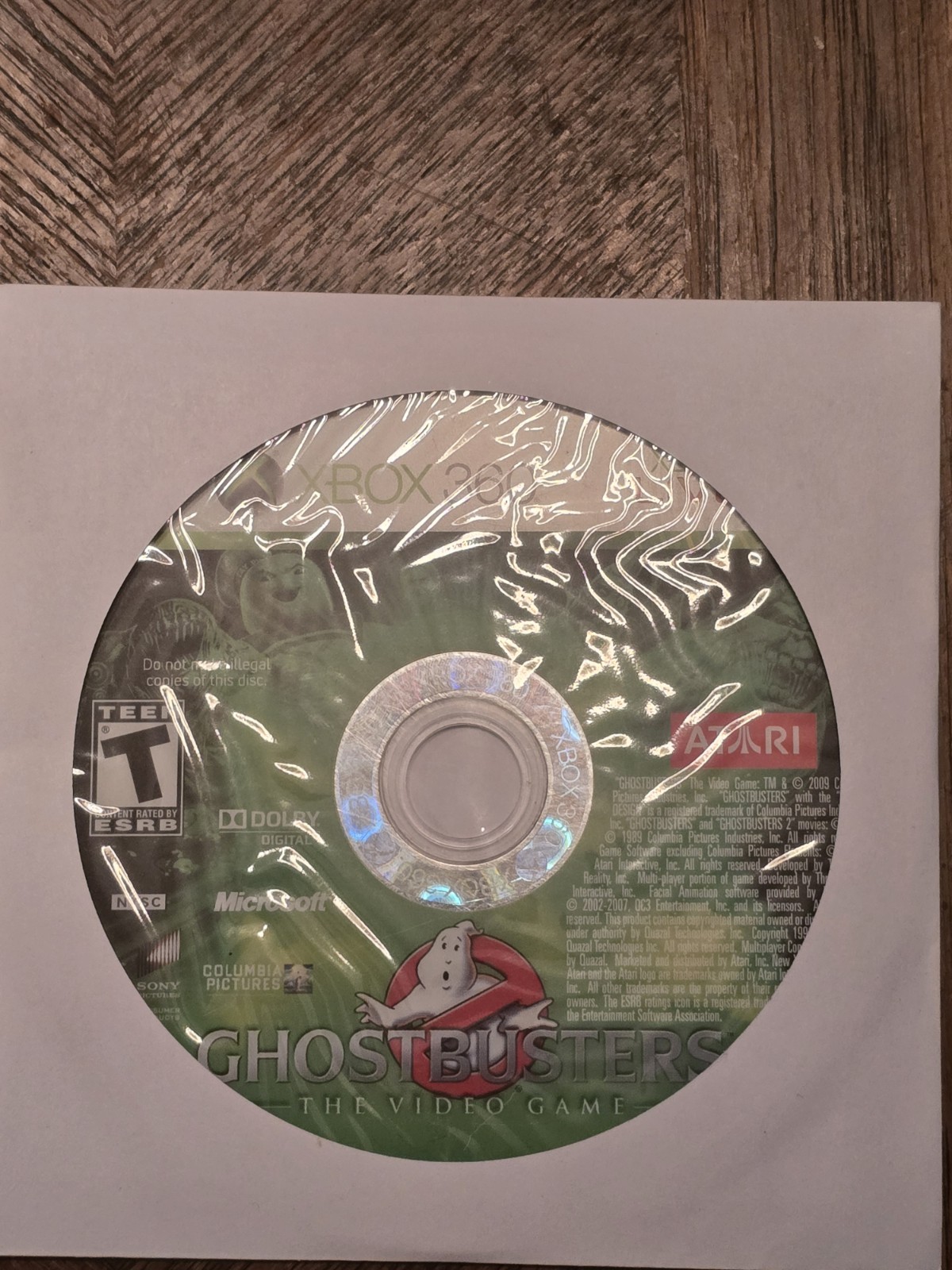 Xbox 360 Ghostbusters Video Game – Tested & Working – Disc Only