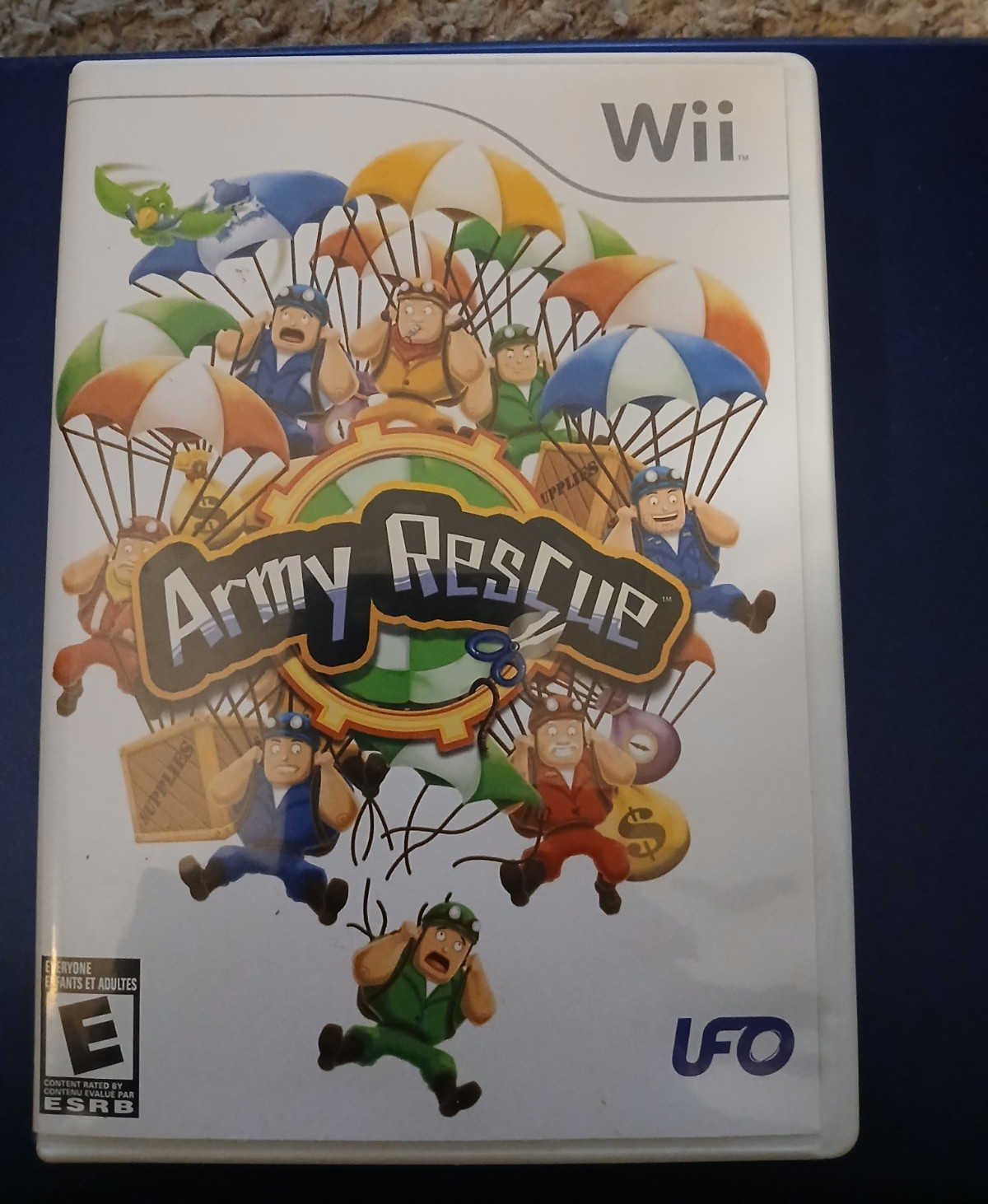 UFO Interactive Army Rescue (Nintendo Wii) E-Everyone Disc w/ Case, Manual