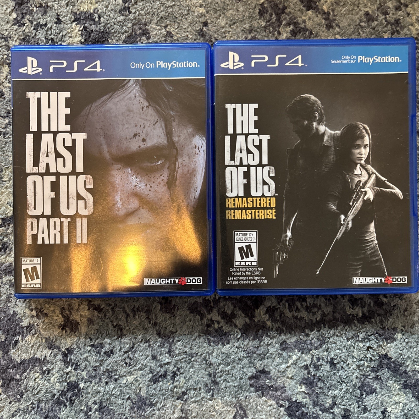 The Last of Us Remastered & Last of Us Part II 2 PS4 Bundle – Playstation 4 Lot