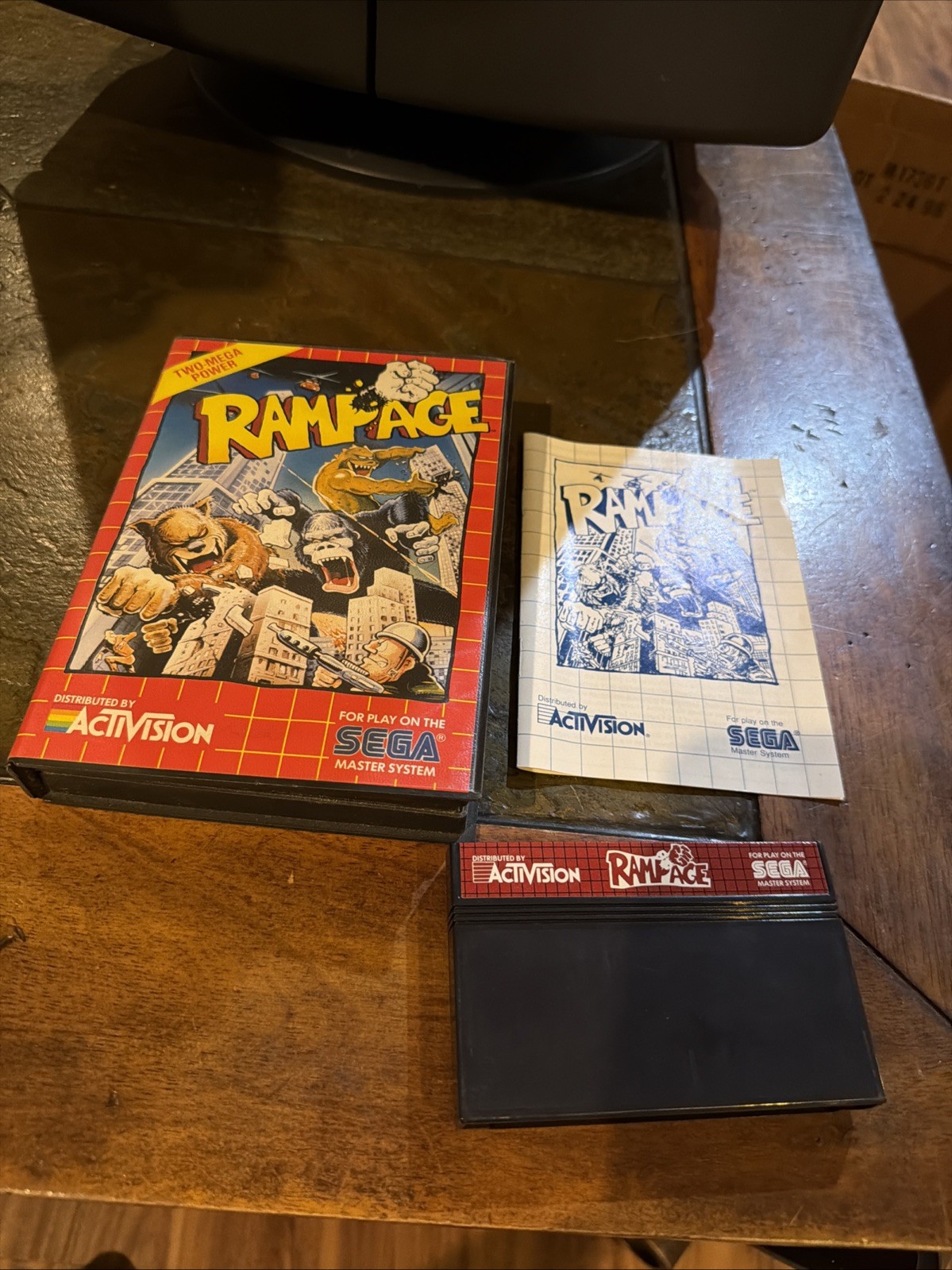 Rampage (Sega Master System, 1989) Complete CIB