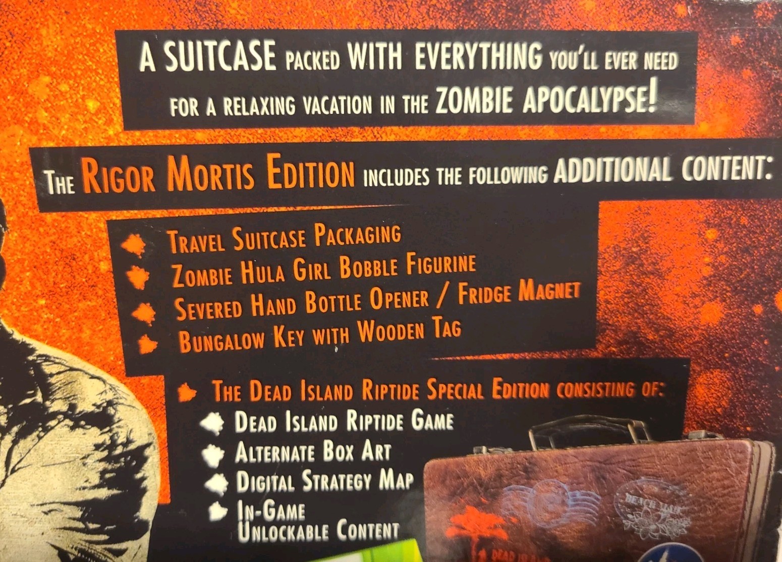 NEW Dead Island Riptide Collector Rigor Mortis Edition Playstation XBOX 360 game