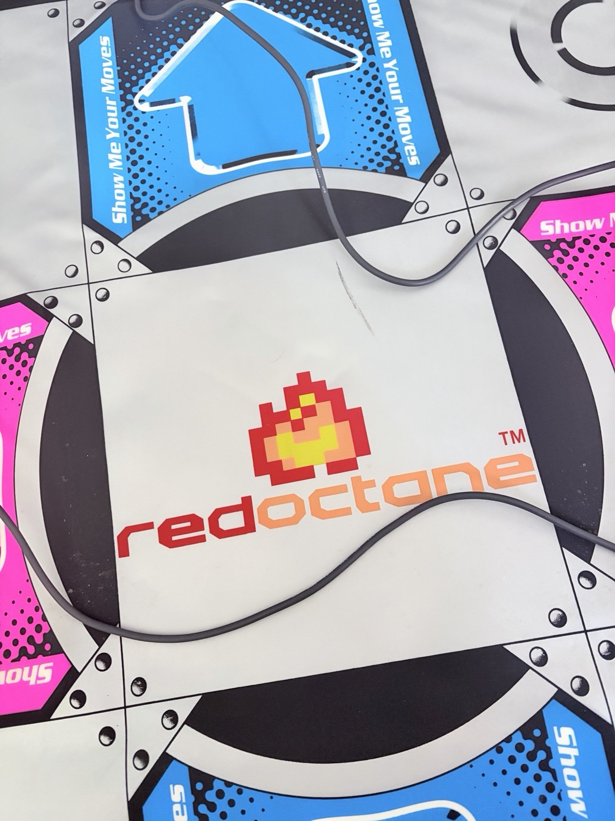 Working Red Octane Ignition DDR Foam Dance Mat Pad PS1 PS2 Playstation Padded