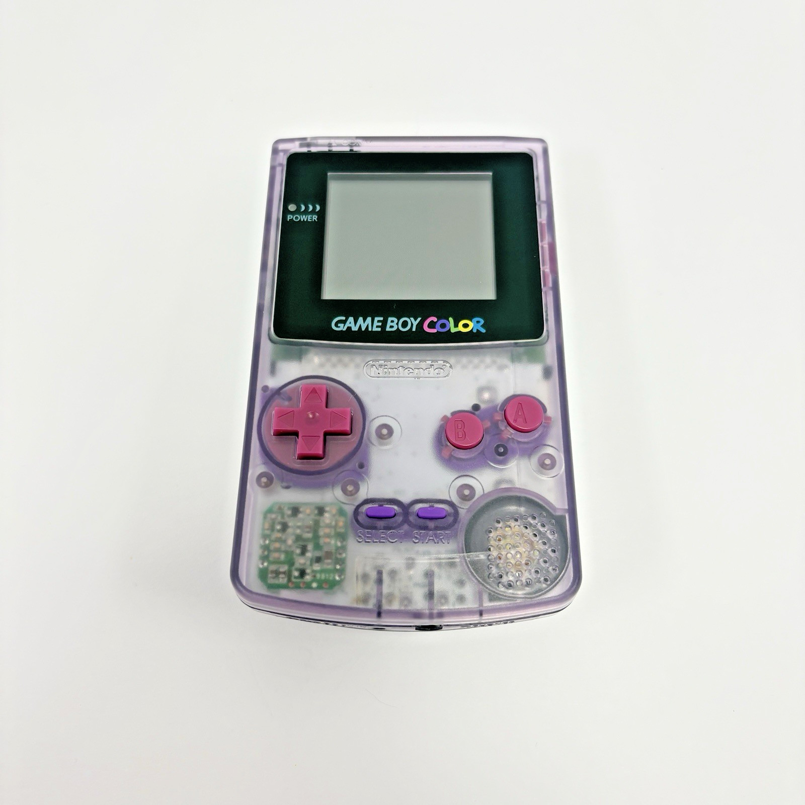 Refurbished Nintendo Game Boy Color – Glass Screen – Atomic Purple