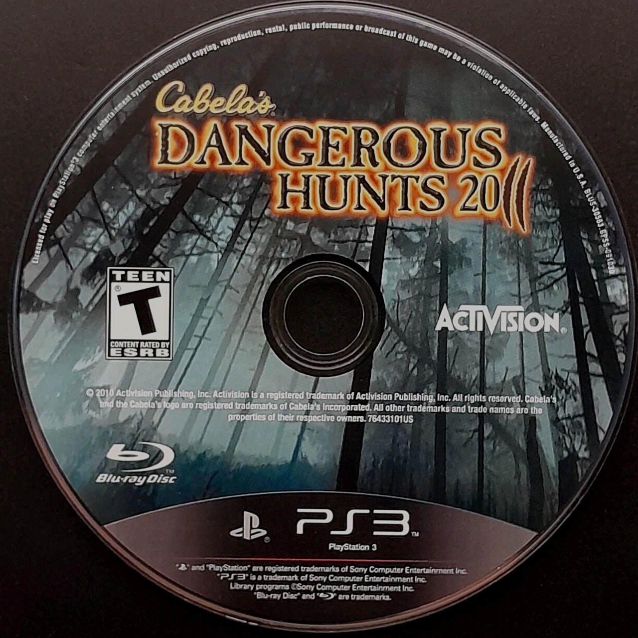 Cabela’s Dangerous Hunts 2011 – PlayStation 3 – Disc Only – Resurfaced/Tested