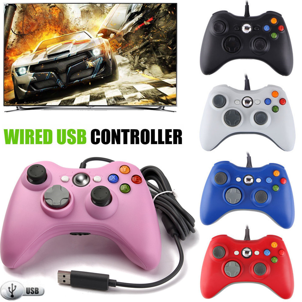 USB Wireless/Wired Game Controller Gamepad Joystick for Microsoft Xbox 360 & PC