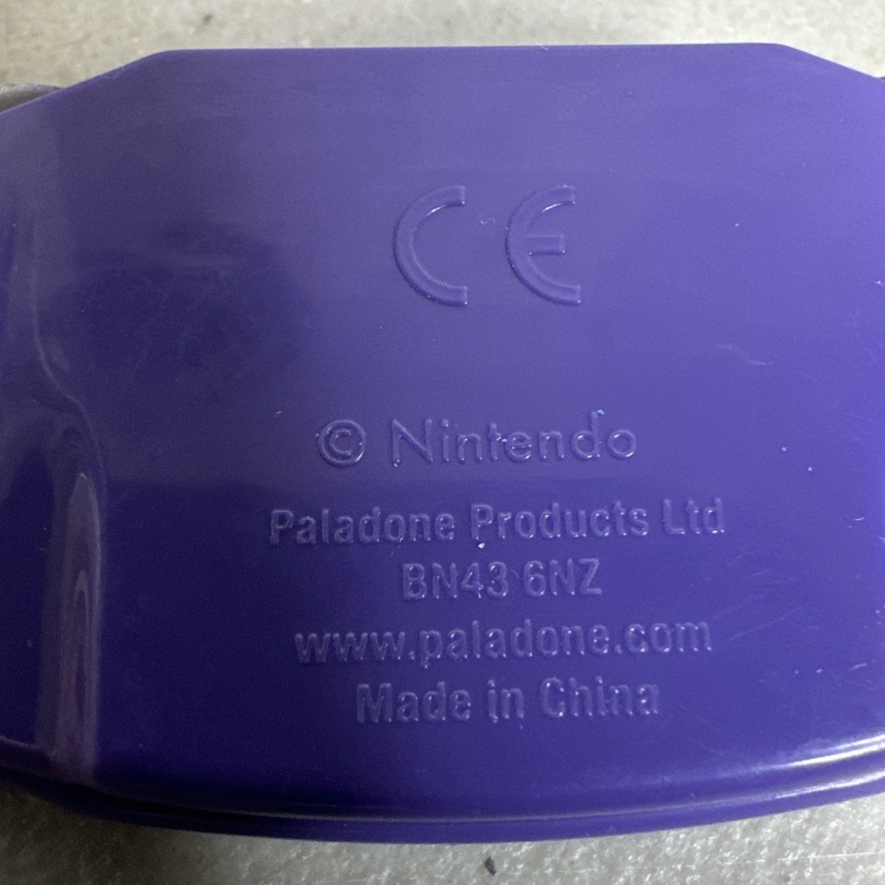 Nintendo Game Boy Advance Mini Clip Keychain Purple Indigo VTG Toy MISSING CHAIN