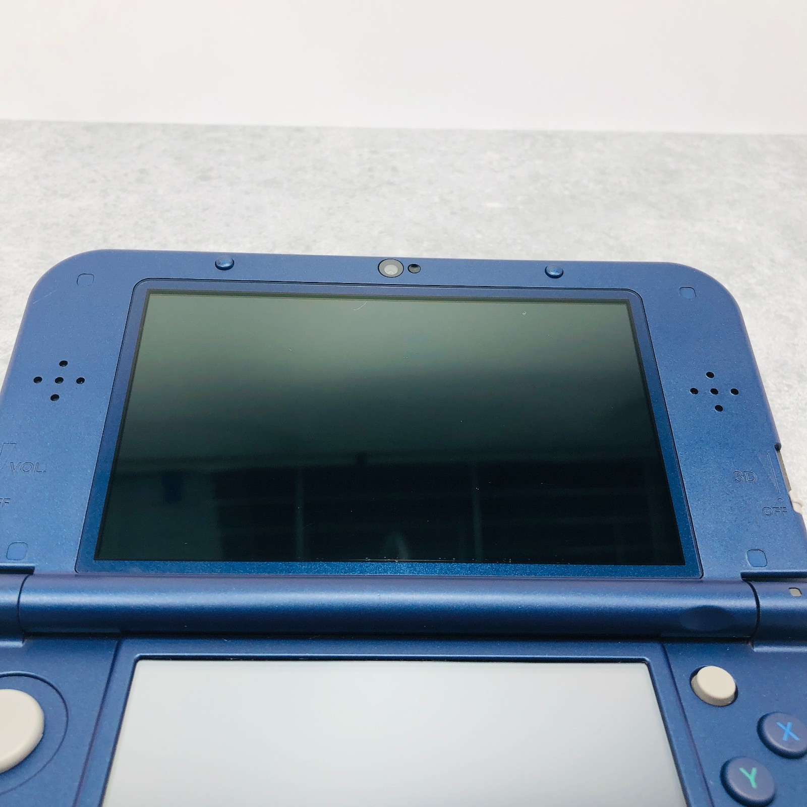 [EX+5] New Nintendo 3DS LL XL Metallic Blue Japan Tested NTSC-J 26-06-108