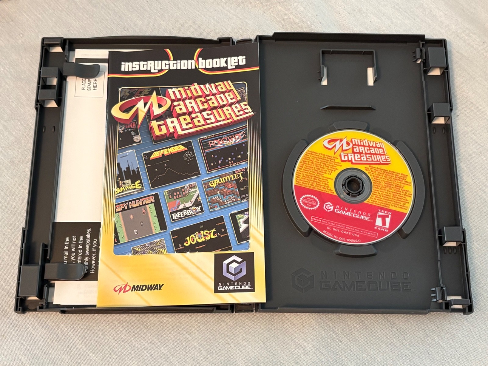 Midway Arcade Treasures 1 & 2 (Nintendo GameCube) CIB w/ Reg Cards – Minty Cond