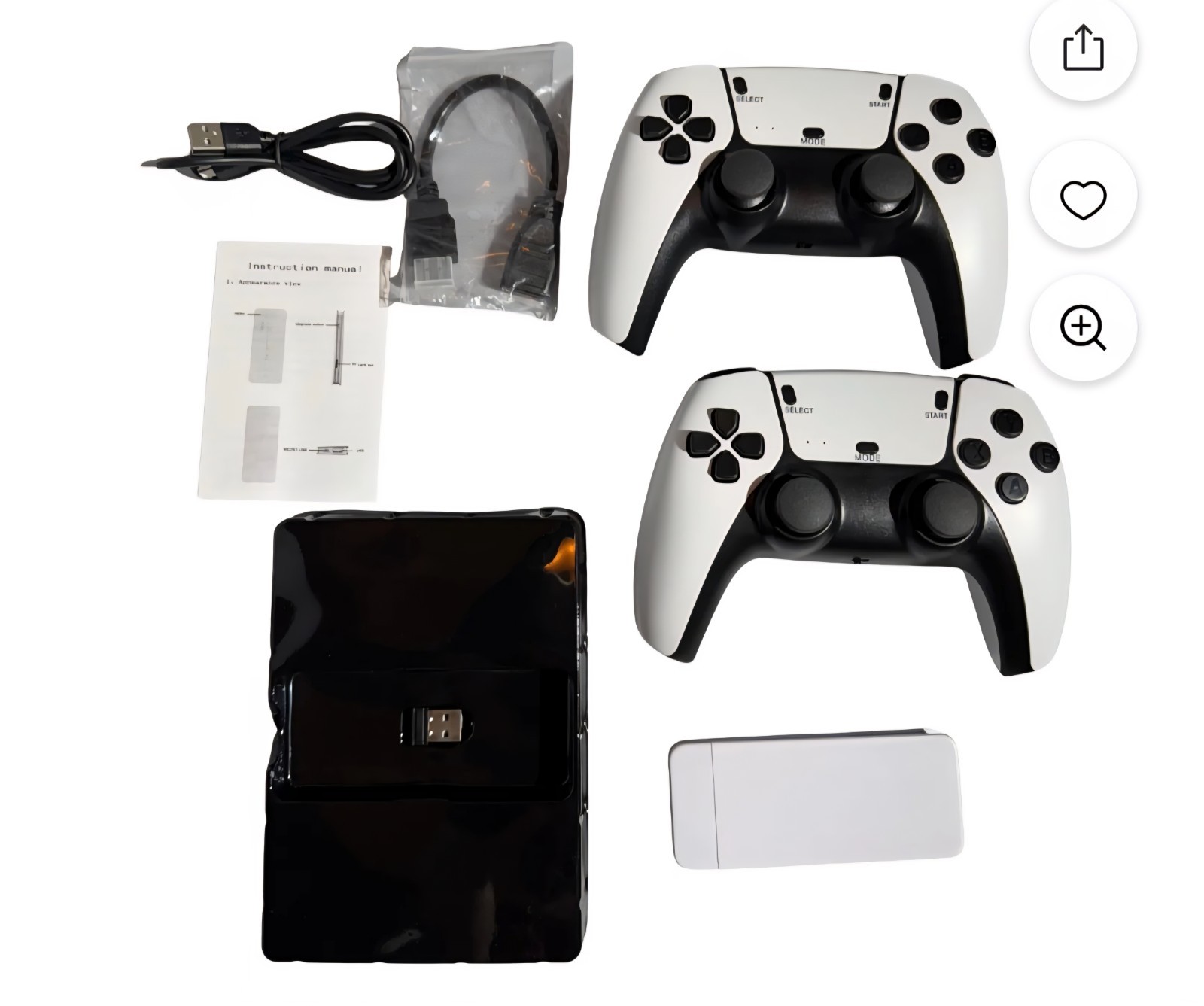 20000 Games M15 Pro Console 2.4G Dual Wireless Controller Game Stick 4K Game New