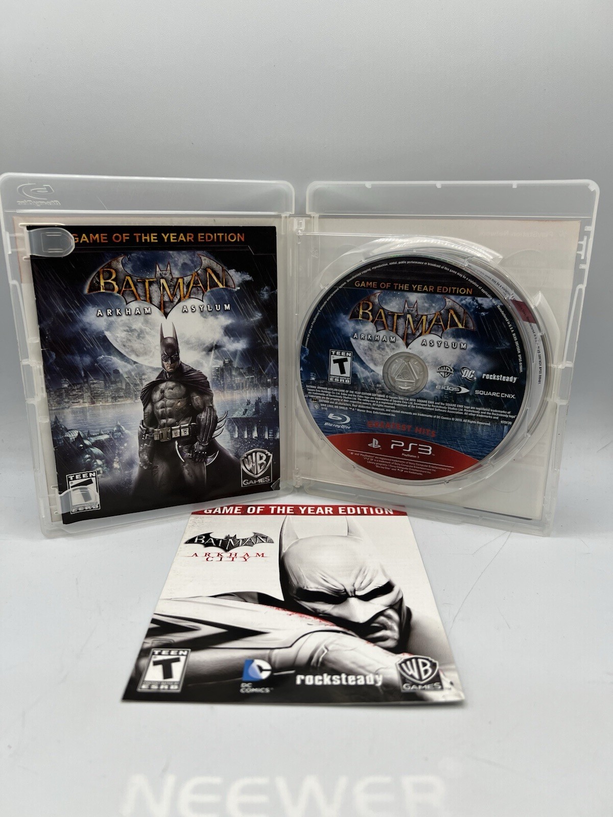 Batman Arkham Asylum & City Dual Pack PS3 PlayStation 3 Greatest Hits Complete