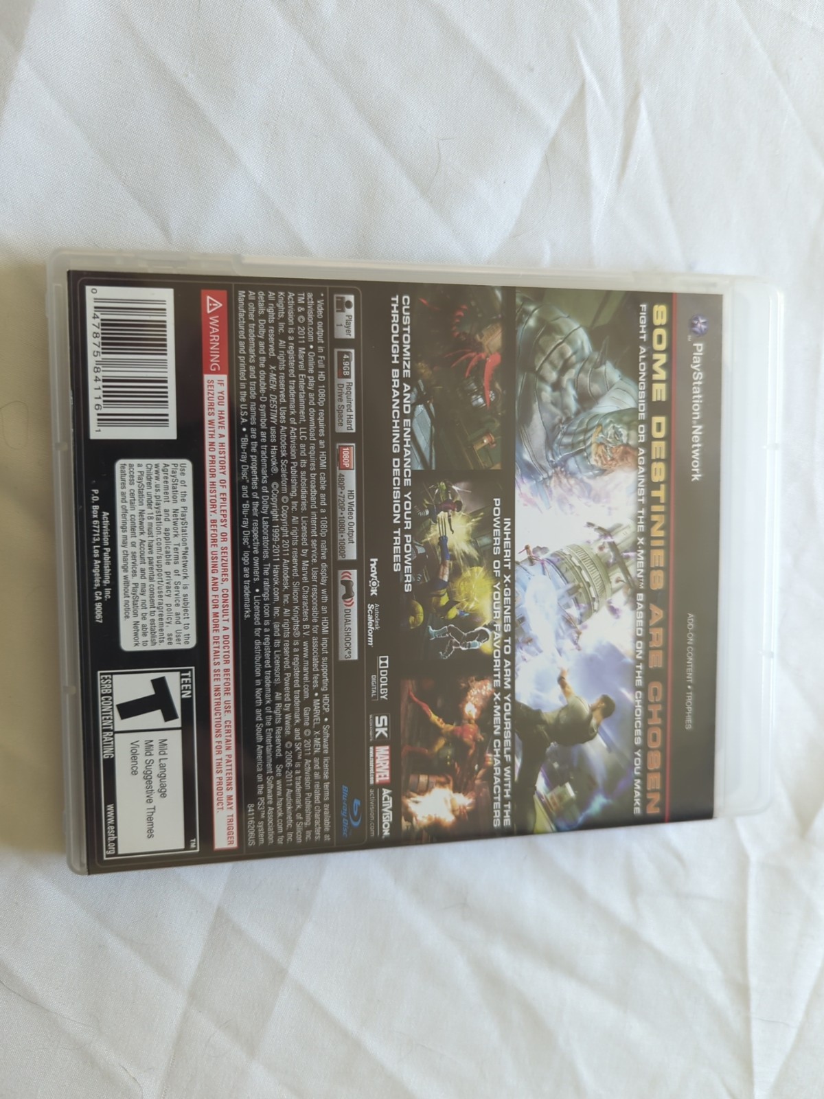 X-Men: Destiny – Sony PlayStation 3 CIB!! Minty.!!