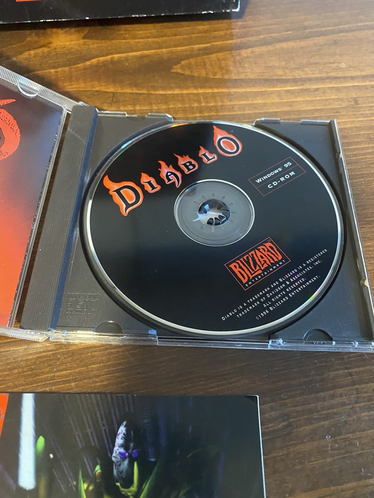 Diablo 1 PC CD-ROM 1996 Blizzard Ent Window 95) Big Box W/Manual & Insert CLEAN