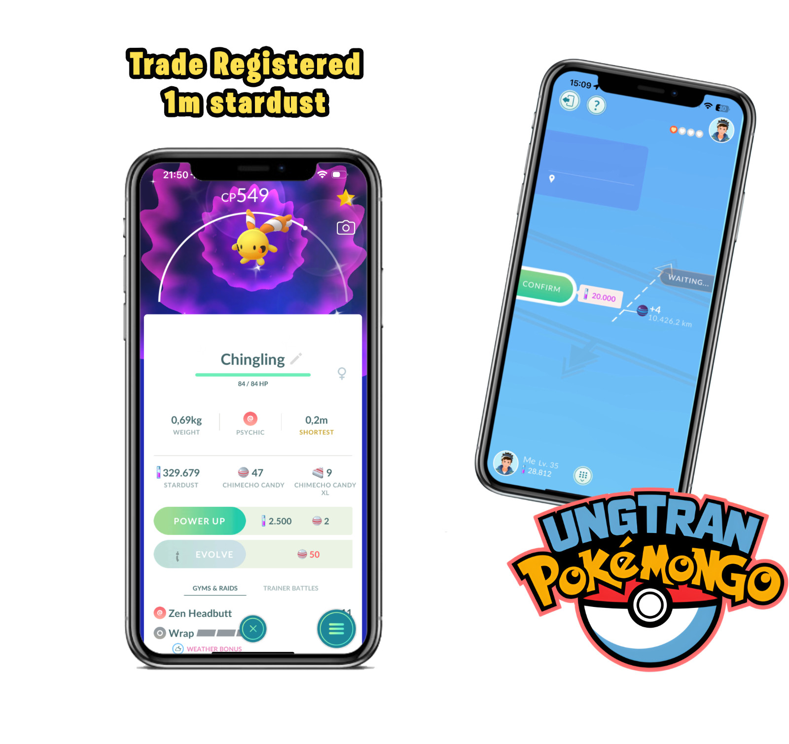 Shiny Chingling – Tr-de 1m stardust