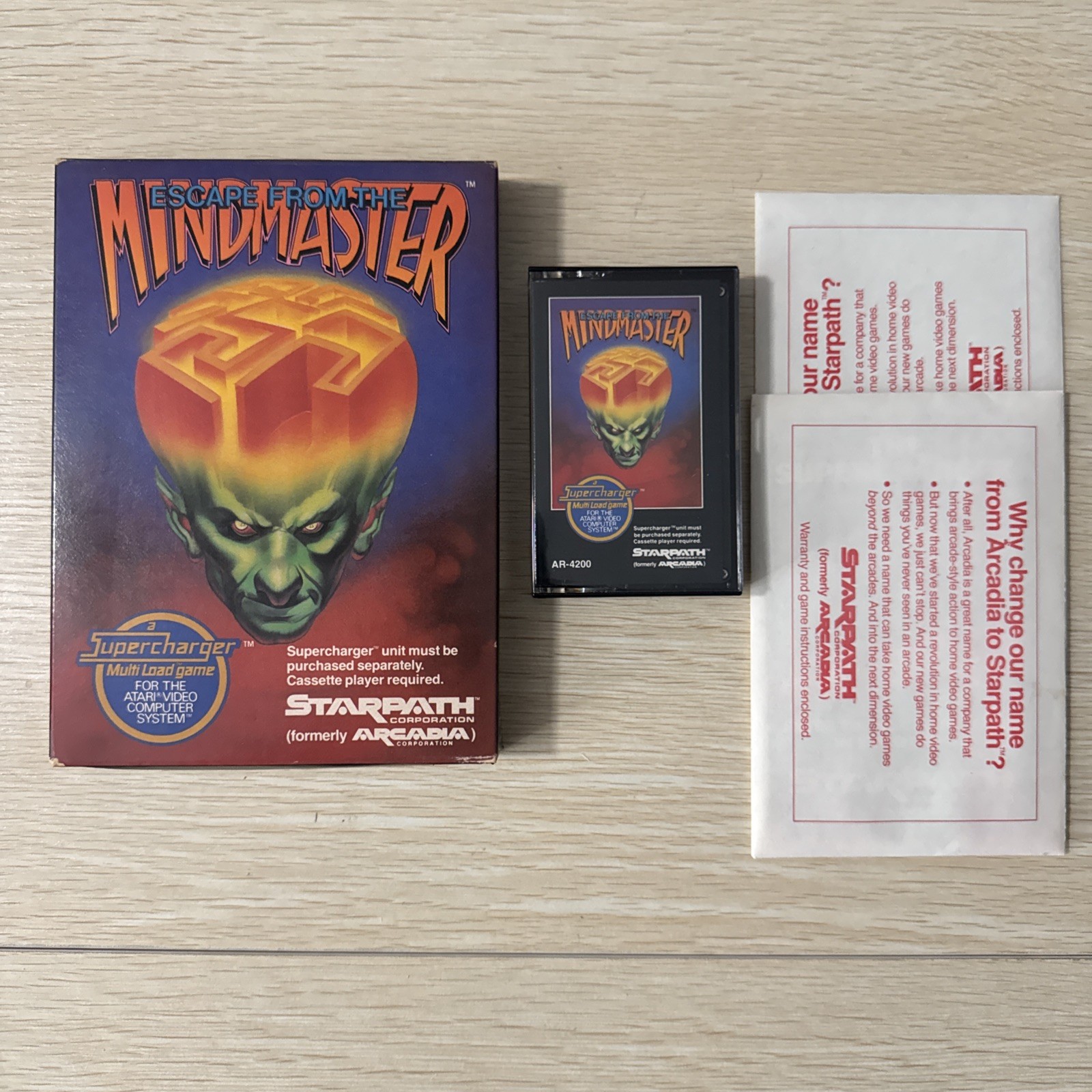 supercharger game lot 1 – 7 arcadia atari Game lot set phaser patrol communist