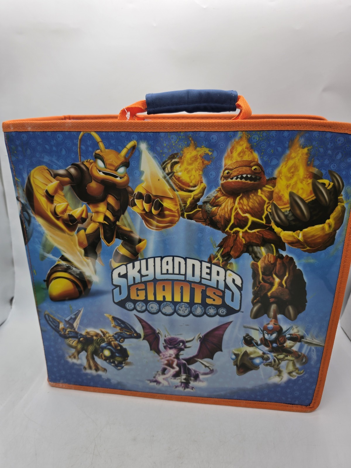 Skylanders Giants Blue Square Storage and Carrying Case Brand New Mint