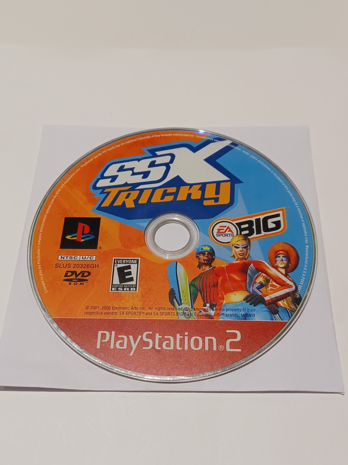 SSX Tricky (Sony PlayStation 2, 2001), PS2 Disc Only Mint