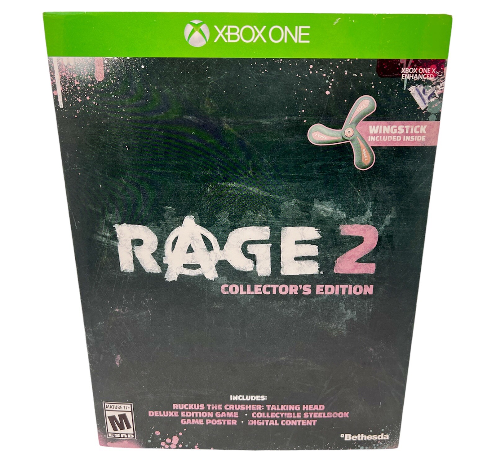 Ruckus The Crusher Head Figure Rage 2 Collector Edition XBOX ONE
