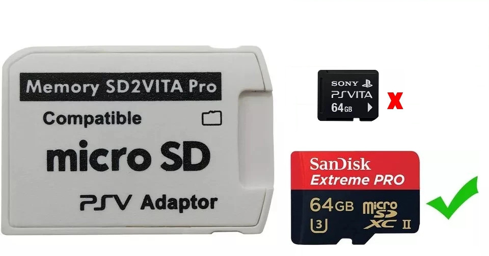 SD2VITA V5.0 Pro – Sony PS Vita MicroSD Adapter!! Now Takes Up To 1Tb MicroSD!!