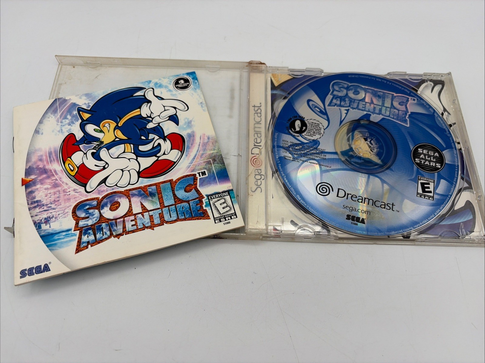 Sonic Adventure (Sega Dreamcast, 1999) CIB Tested Working