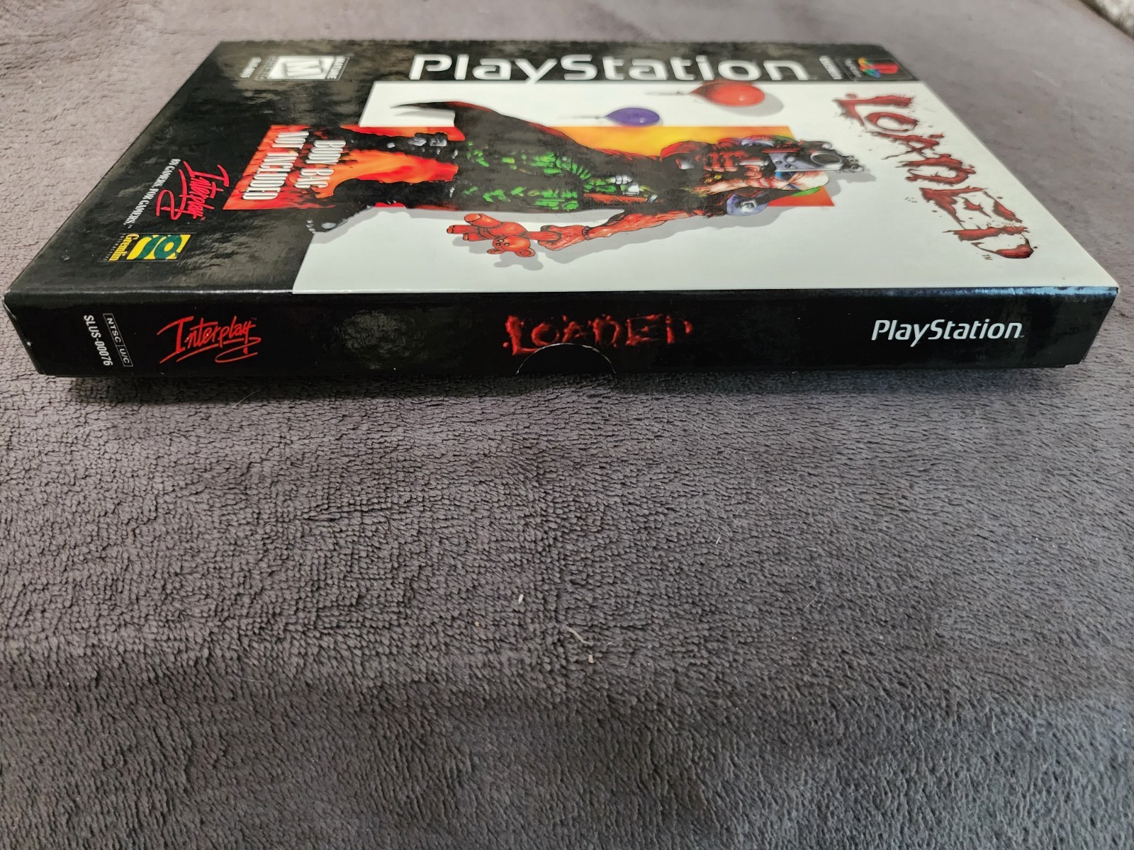 Sony PlayStation 1 Loaded Longbox PS1 Playstation One PSX Sony No Manual