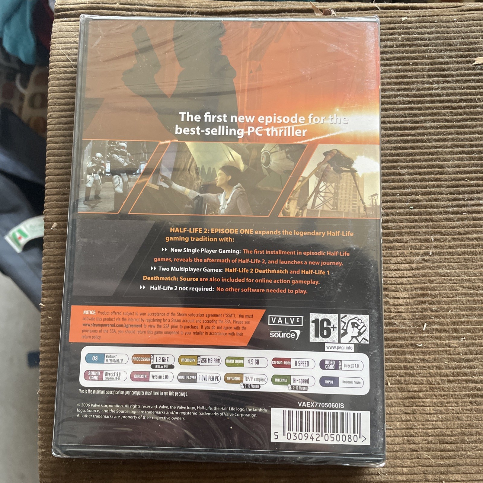 Half-Life 2: Episode One – PC Game (BRAND NEW) SEALED FREE SHIPPING