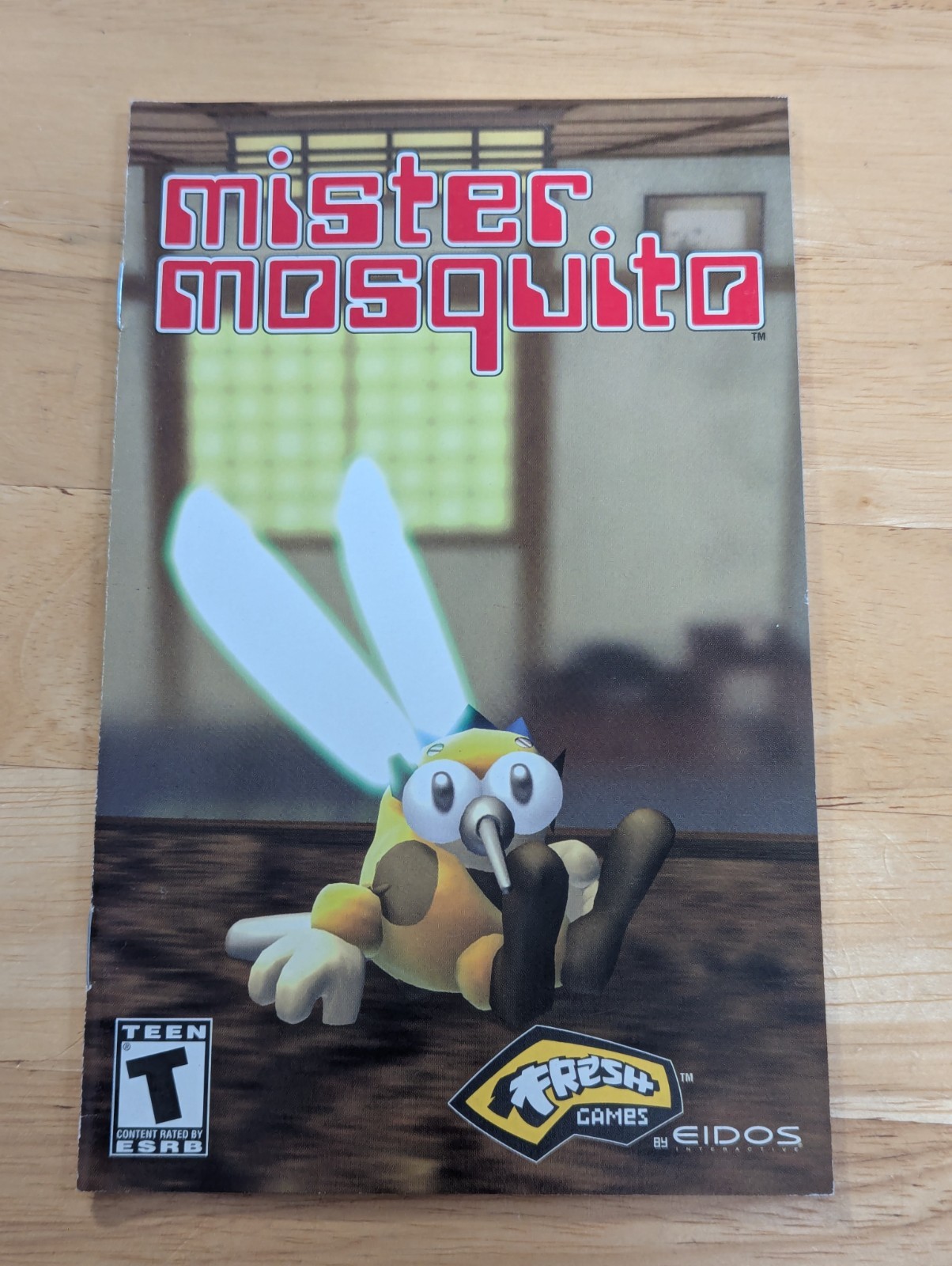 *NO GAME* Mister Mosquito PS2 Case / Art / Manual w/ Reg Card Only NO GAME