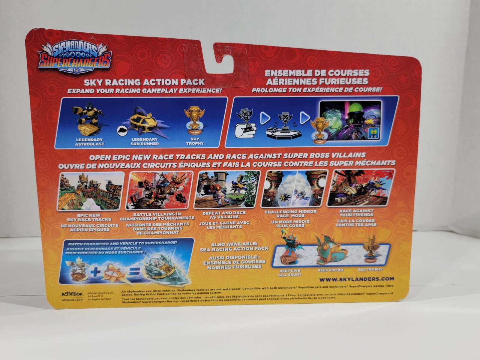 Skylanders Superchargers Sky Racing Action Pack Legendary Astroblast Sunrunner