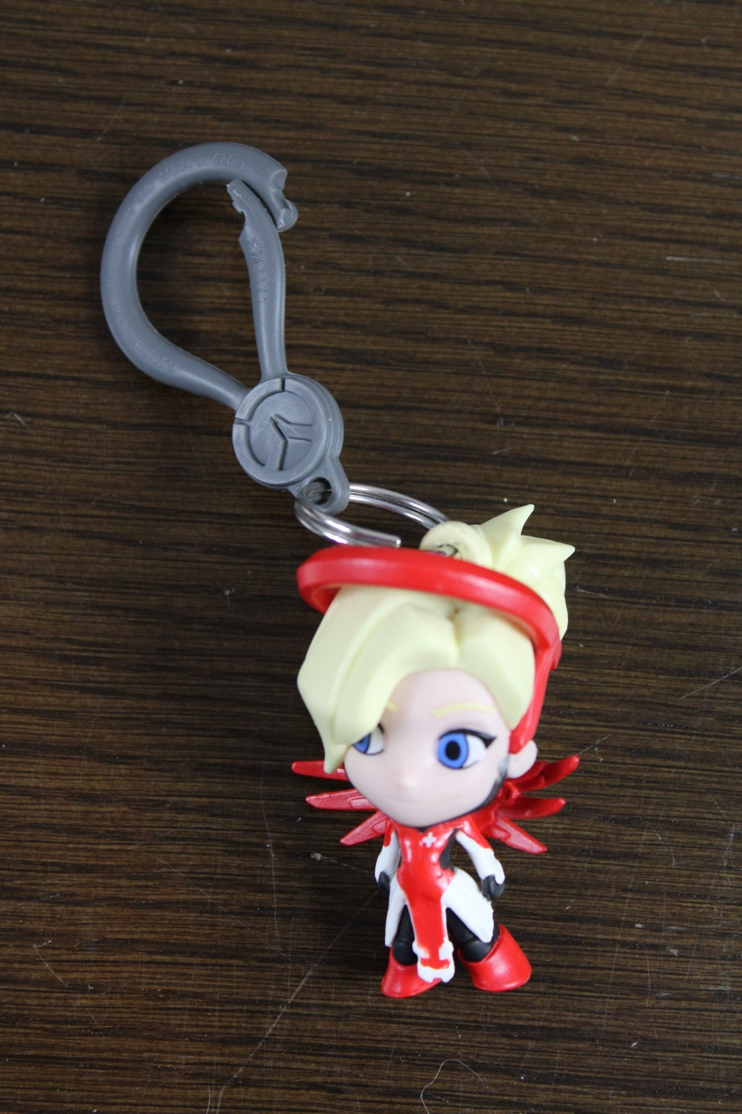 Overwatch Blizzcon 2017 Exclusive Red Mercy Figure Promotional Backpack Clip