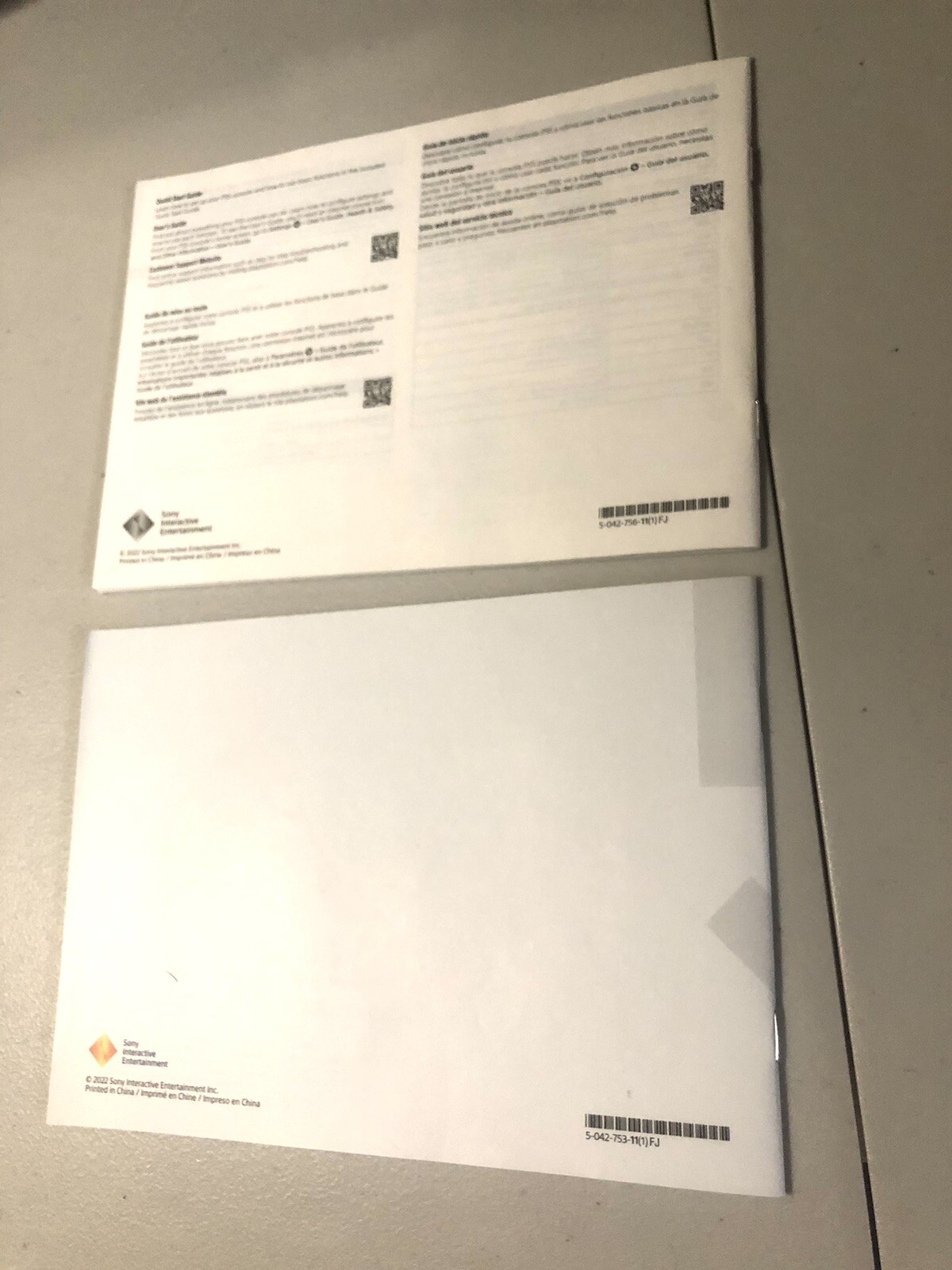 playstation 5 manuals multiple languages