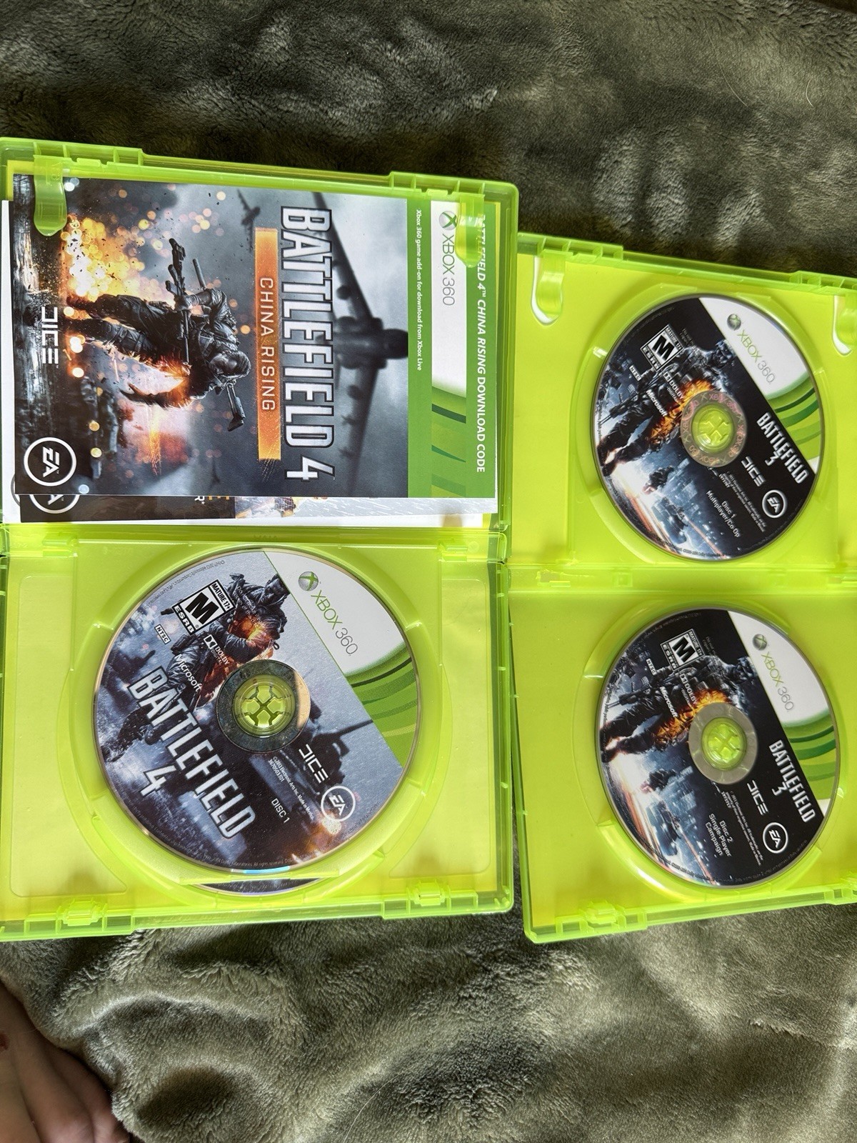 Battlefield 3 & Battlefield 4 Xbox 360 Lot Tested BF4 CIB BF3 Case & Discs