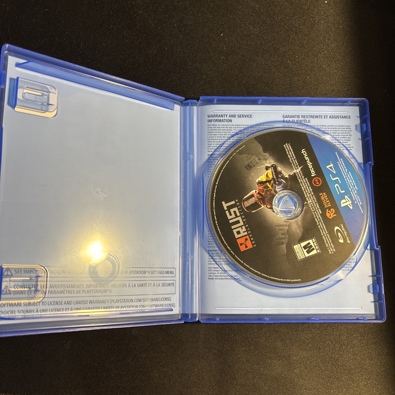 RUST CONSOLE EDITION (Playstation 4, PS4) NO MANUAL