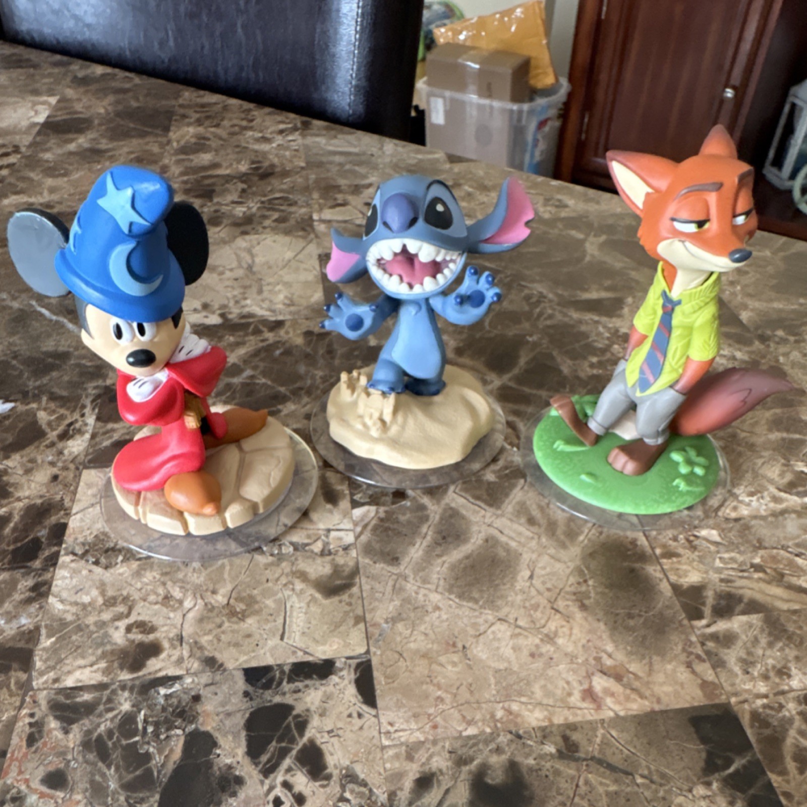 Disney Infinity Character Figures Sorcerer’s Apprentice Mickey Stitch Nick Wilde