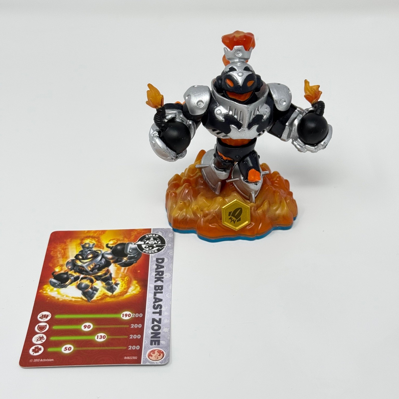Activision Skylanders SWAP Force Dark Blast Zone Figure NFC Xbox PS Wii