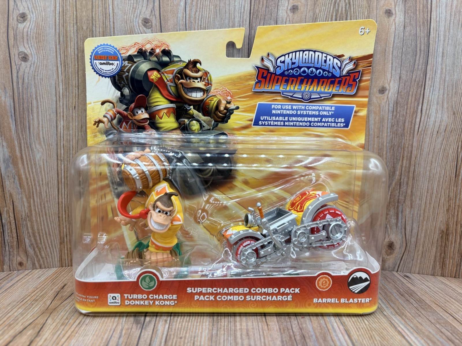 Skylanders Superchargers Turbo Charge Donkey Kong & Barrel Blaster Combo Amiibo