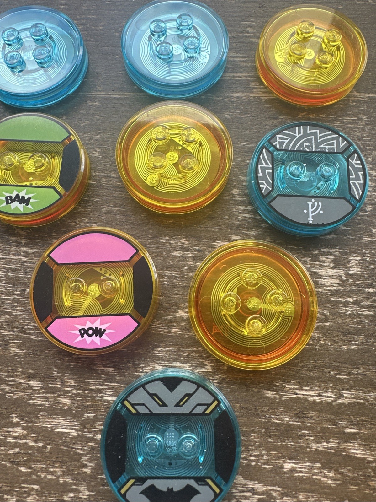 10 X Lego Dimensions Toy Tag Base Only Free Shipping Lot #1