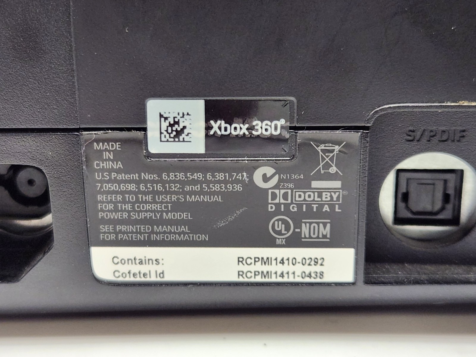 Microsoft Xbox 360 S 1439 4GB Console – Tested and Working – NO ADAPTER