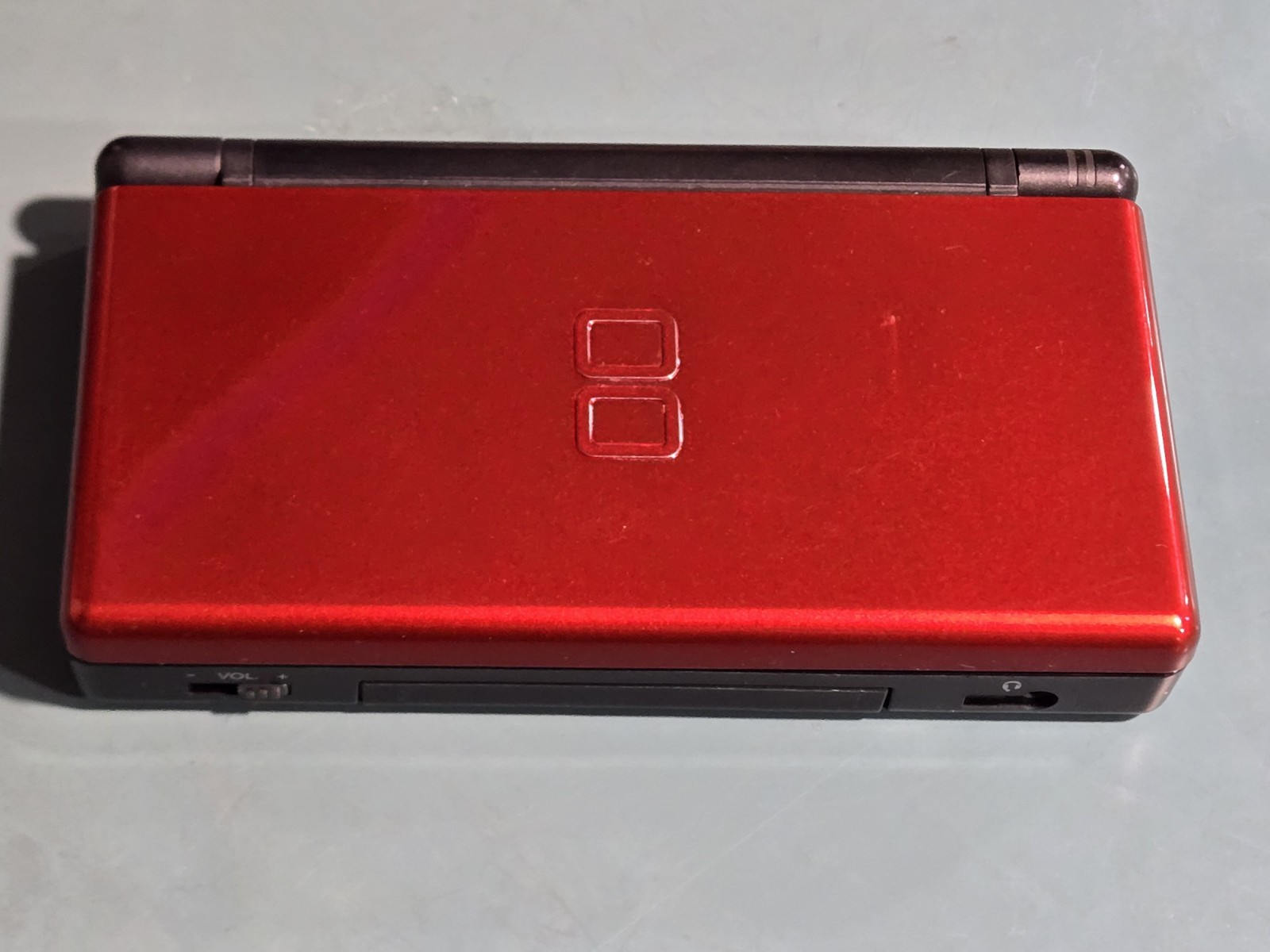 Nintendo DS Lite Crimson Red/Black Tested Working Great Condition!