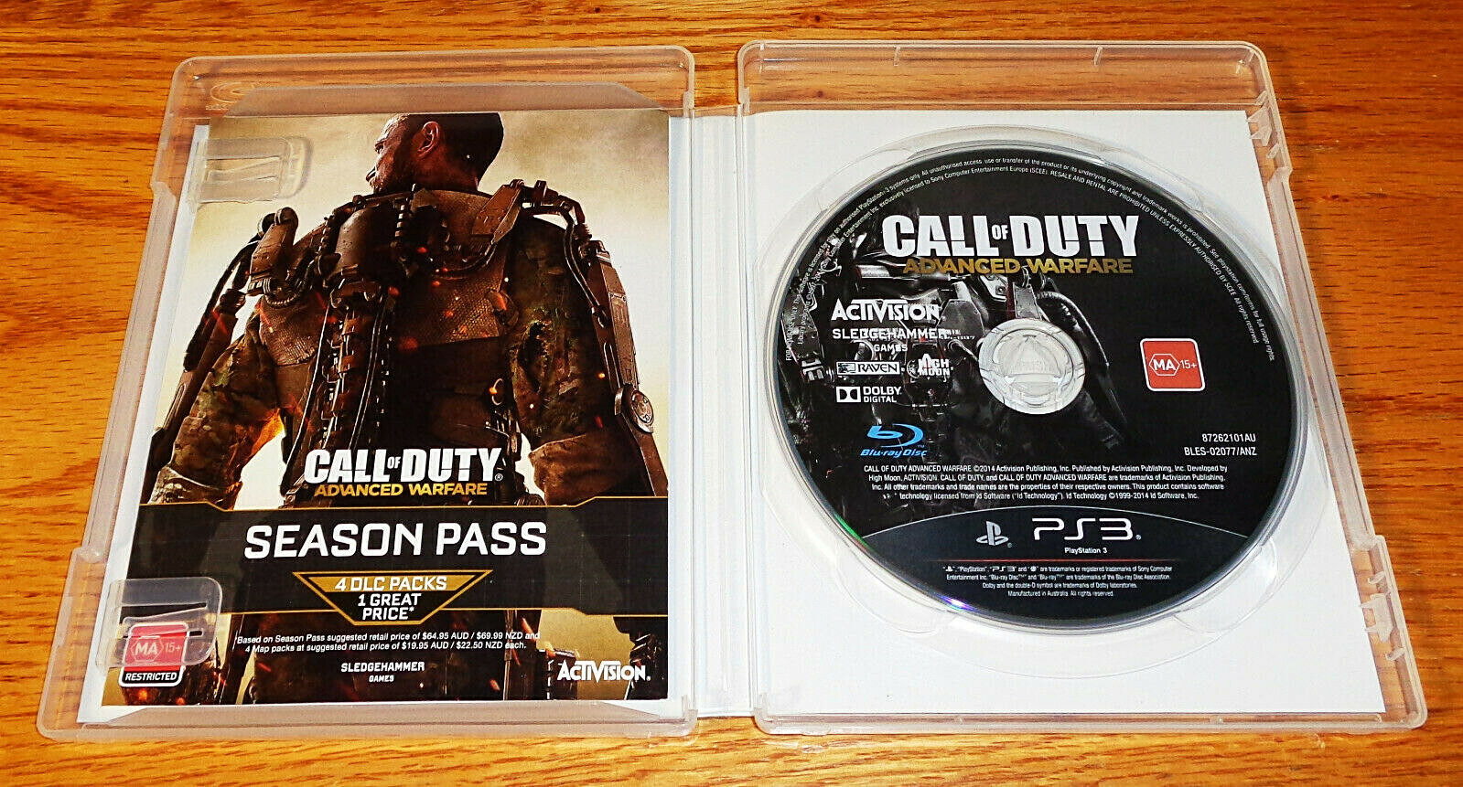 PS3 Call of Duty Advanced Warfare (MA 15+ Rating) Strong Themes & Violence