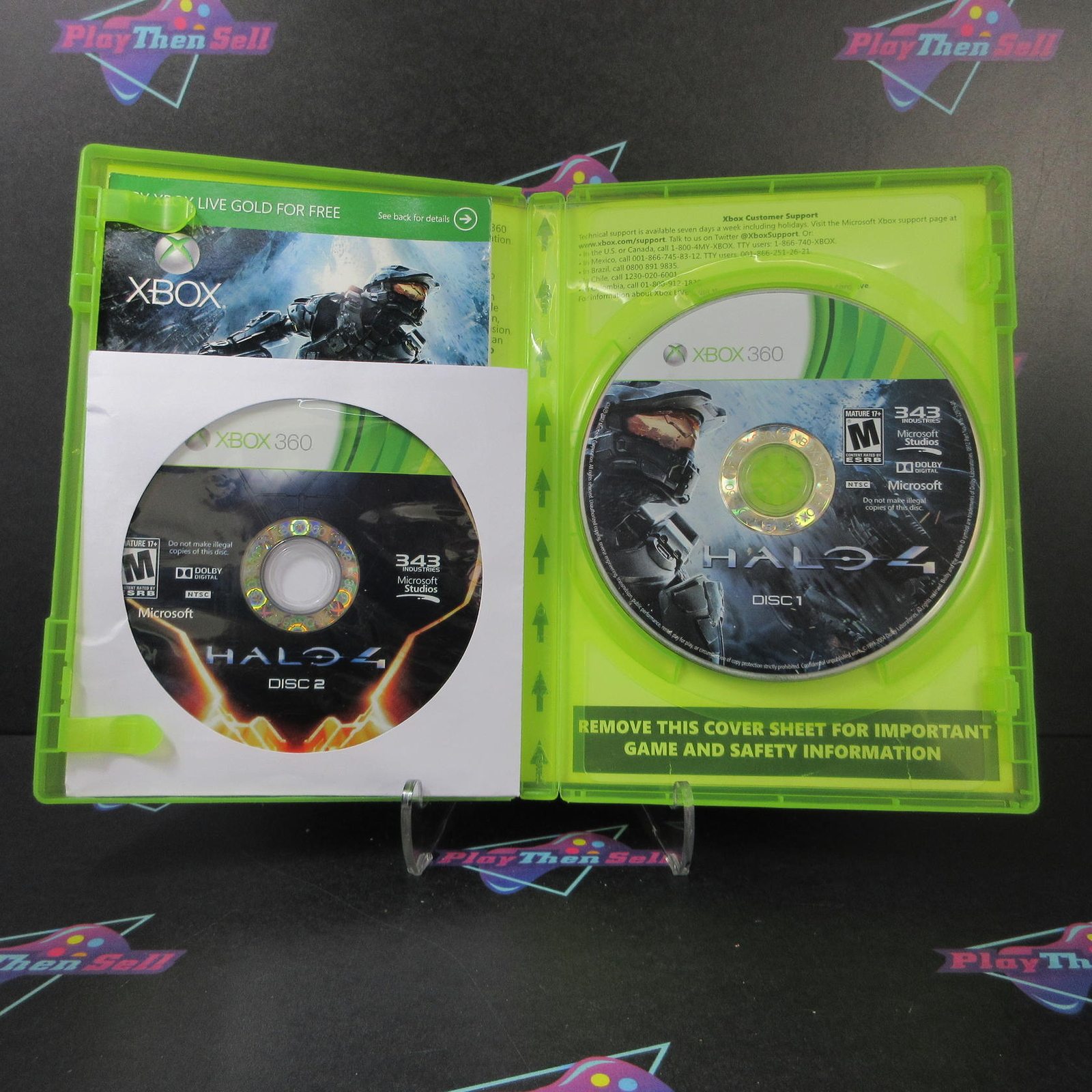 Halo 4 Xbox 360 AD Complete CIB – (See Pics)