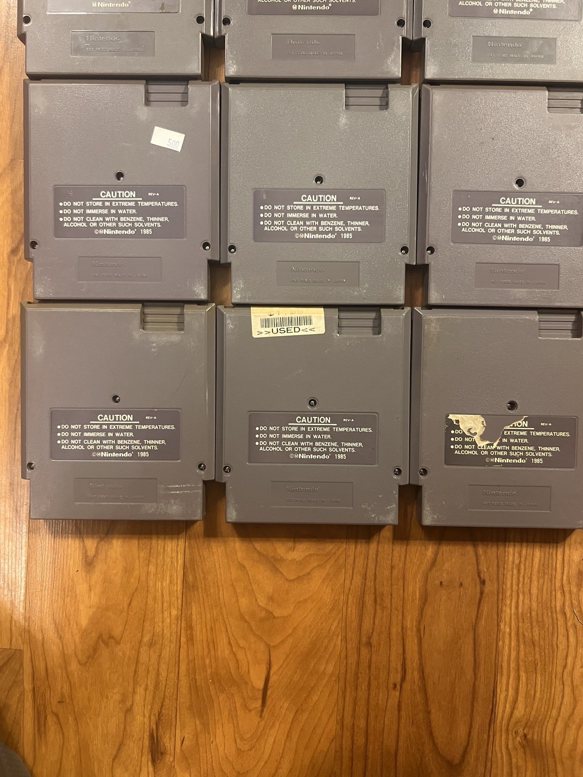 Lot of 12 NES Cartridges – Working Function Unknown – Nintendo