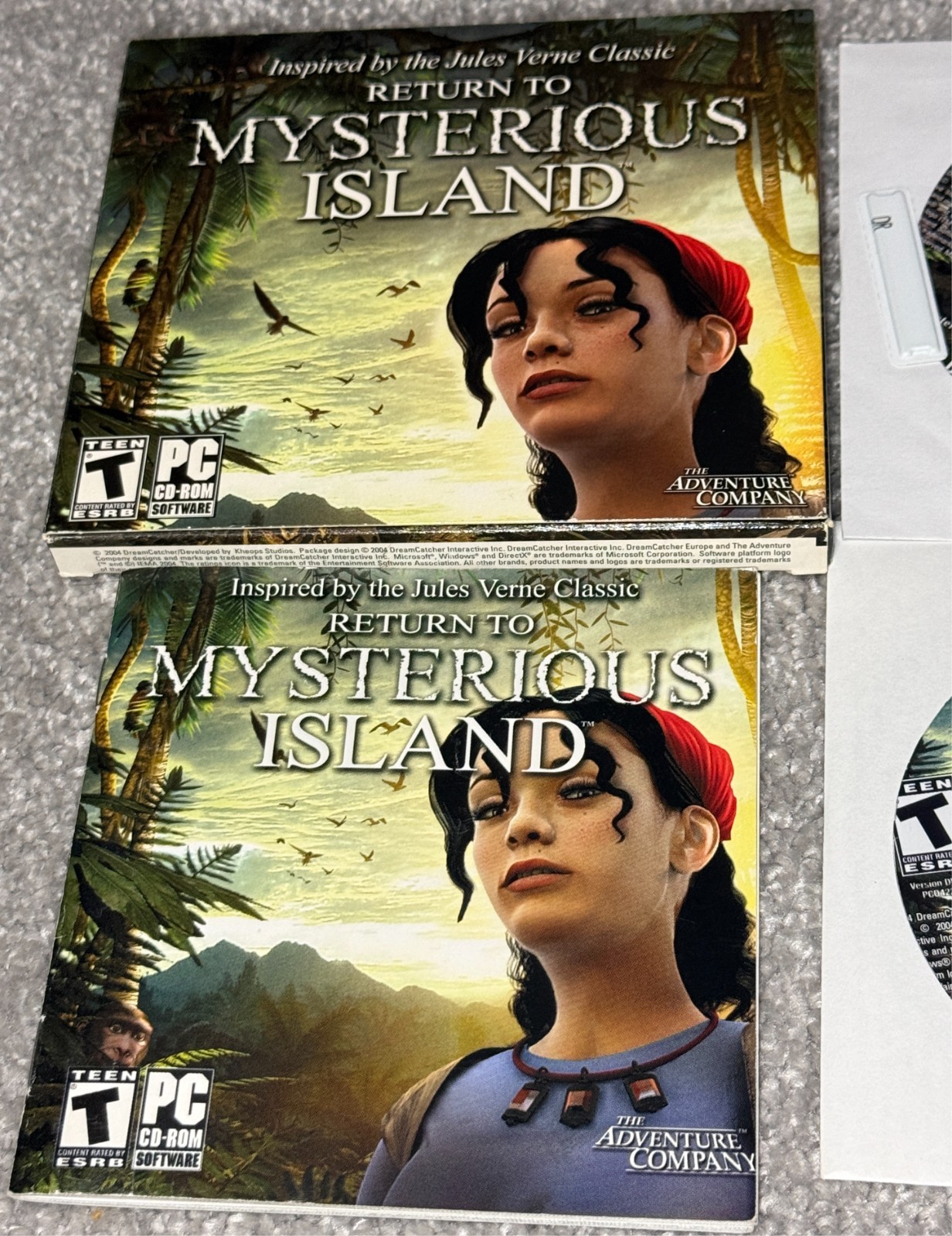 Return to Mysterious Island Jules Verne PC Game The Adventure Company 2004