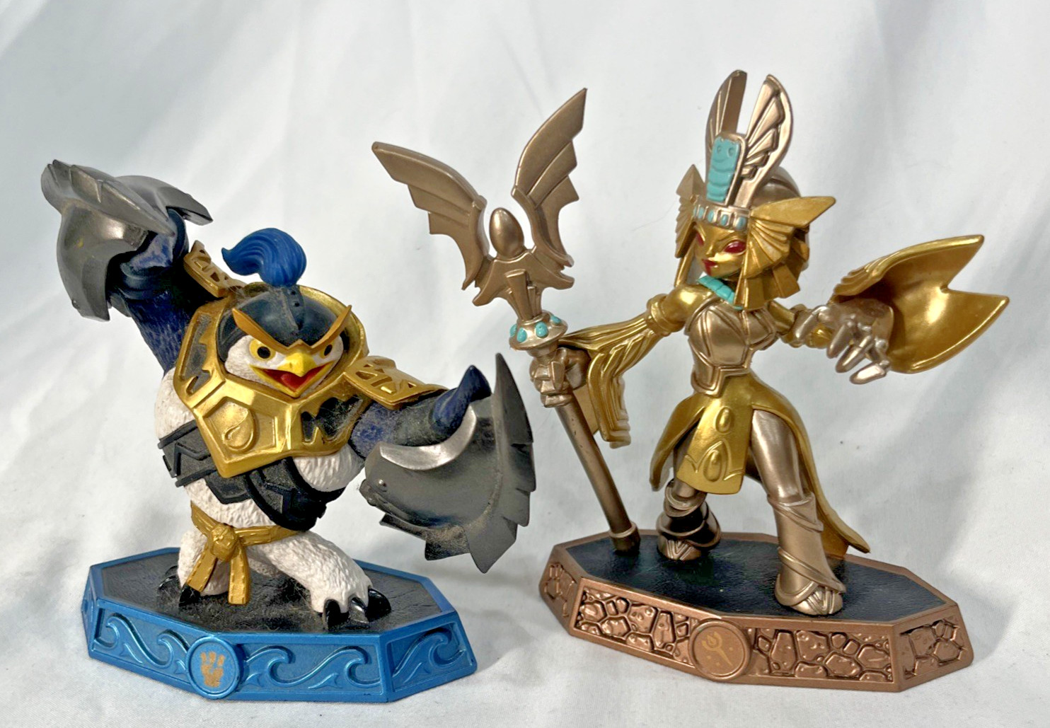 Skylanders Imaginators Golden Queen and King Pen Figure Lot of 2 Activision
