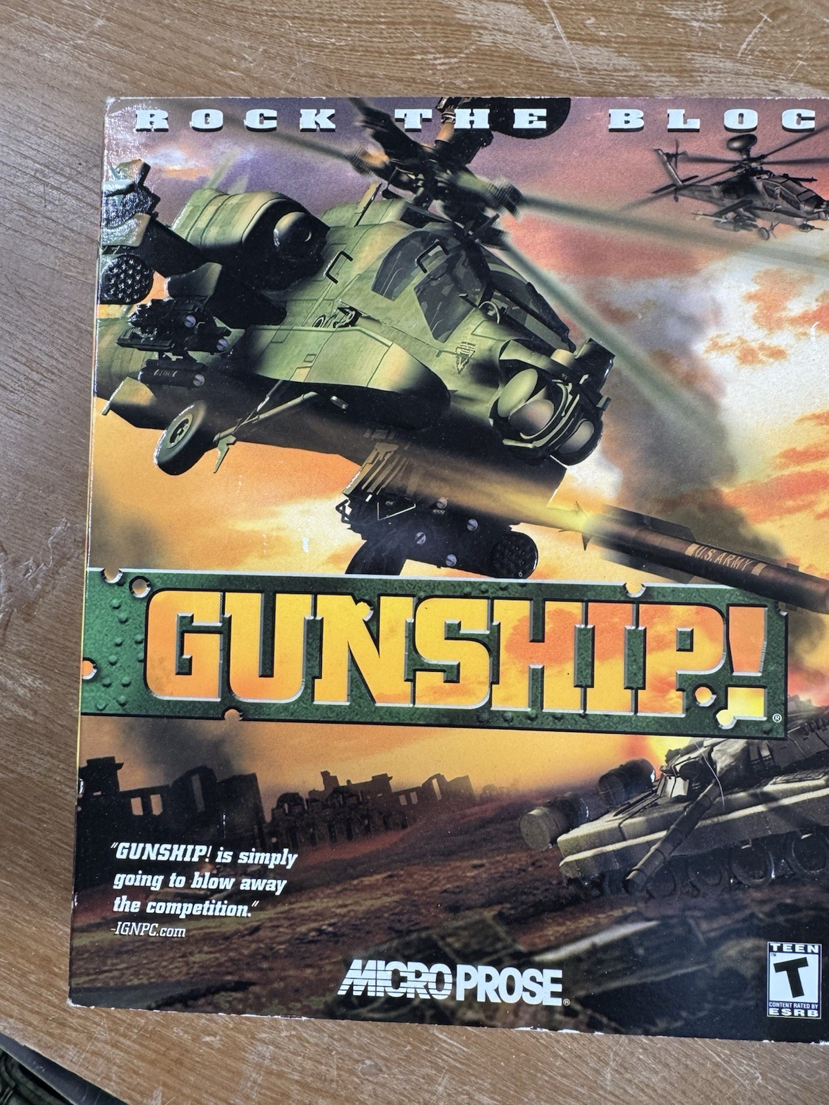 Gunship: Rock the Block PC CD-ROM Windows 95/98 Big Box CIB