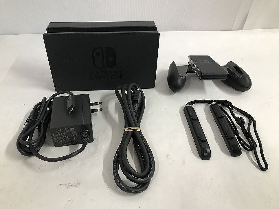 Nintendo Switch Red Blue Console HAC-001 w/ Joy Con + Dock + Charger +HDMI+BOX